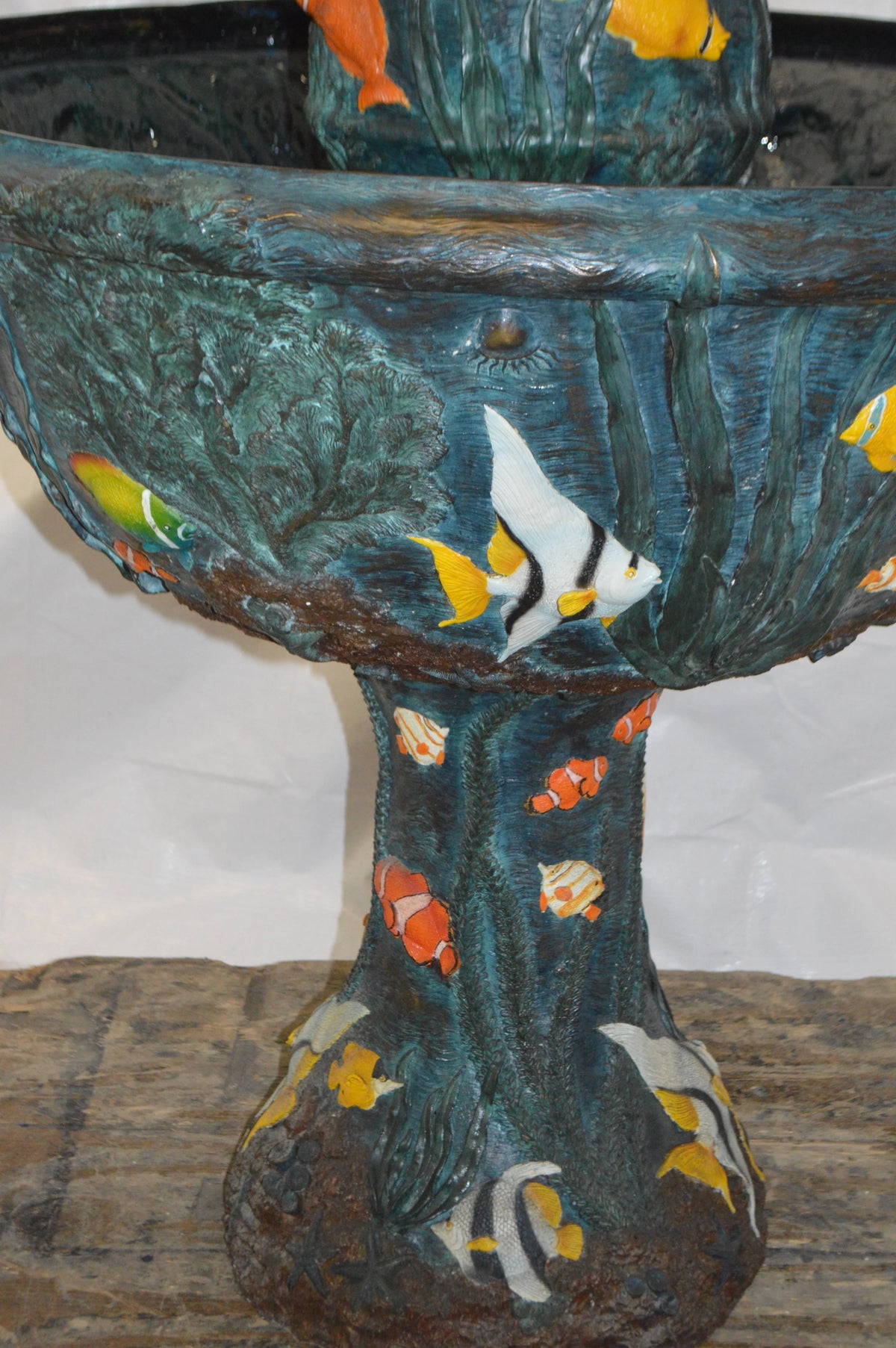 Bronze Fountain with three steps shells T703