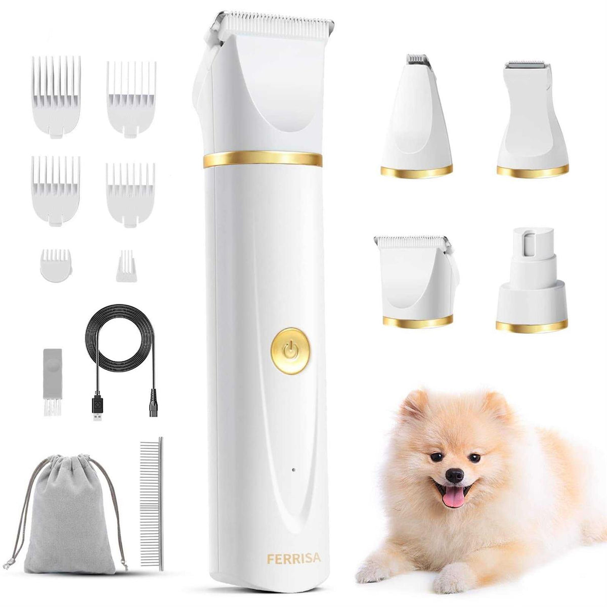 Dog Clippers with 4 Blade Heads U5912