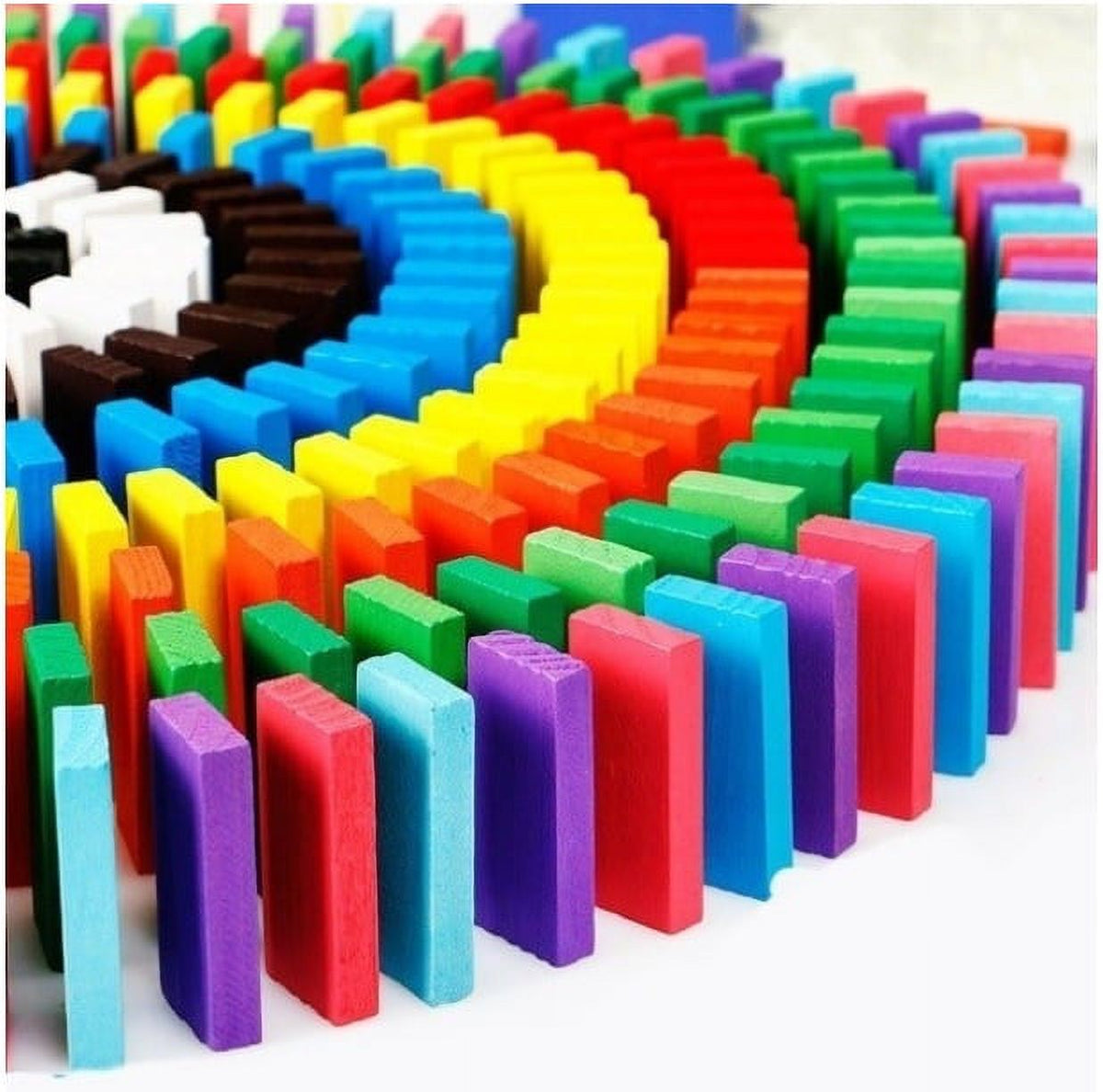 Wood Dominoes Tiles Building Blocks W2085