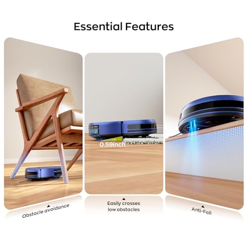 2-in-1 Robot Vacuum and Mop Combo, 2300Pa Suction W634474