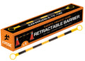 Yellow and Black Retractable Safety Barrier Barricade R99529