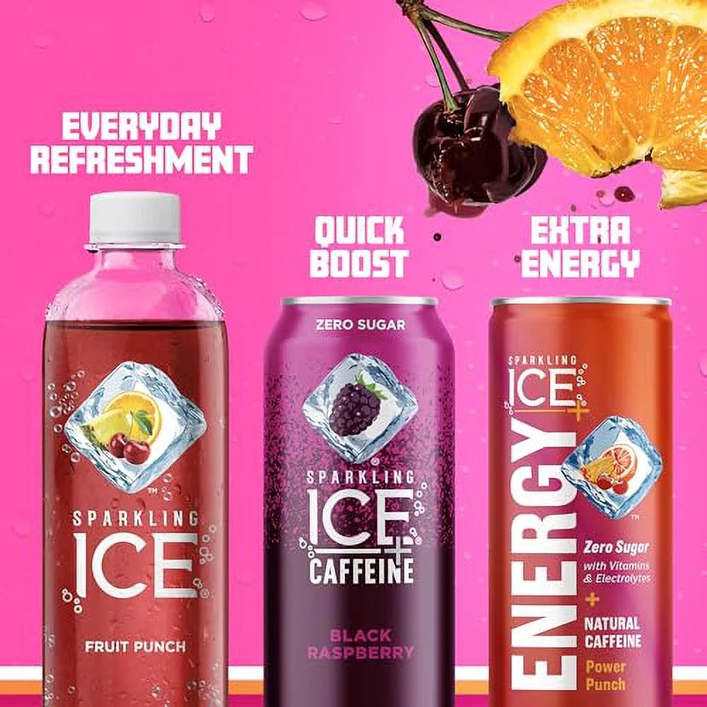Sparkling Water with Vitamins & Electrolytes, Zero Sugar, 12 fl oz Cans (Pack of 12) Z8905