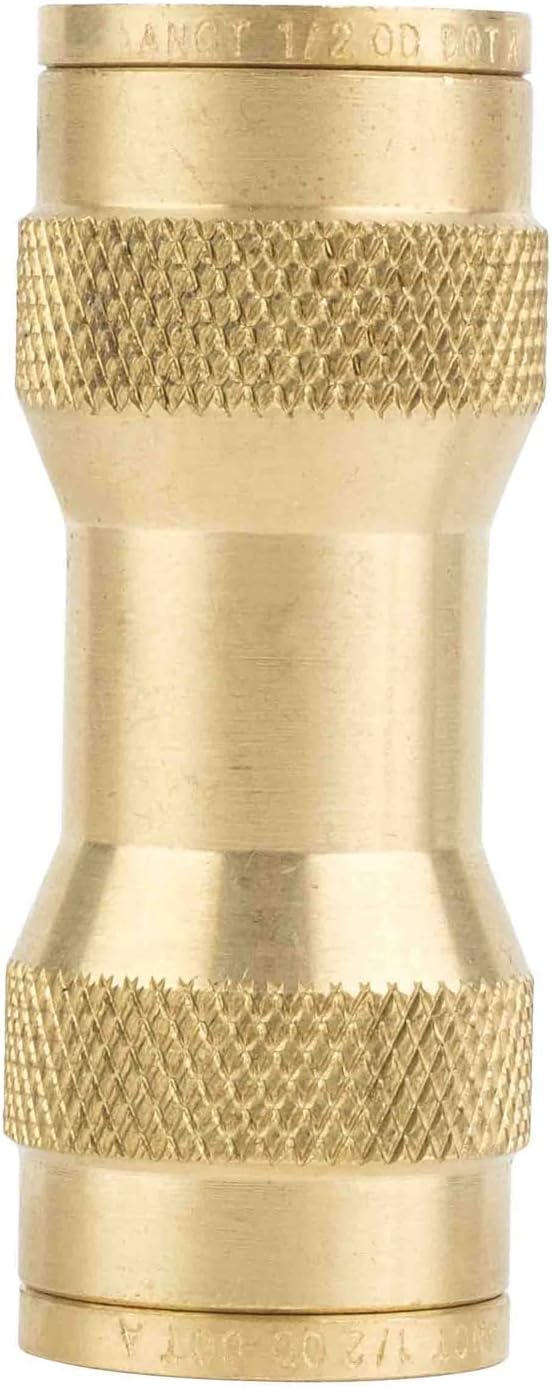 21 Pieces Brass Push to Connect Air Brake Line Fittings Connector Kit with Air Brake Line Cutter Q724647