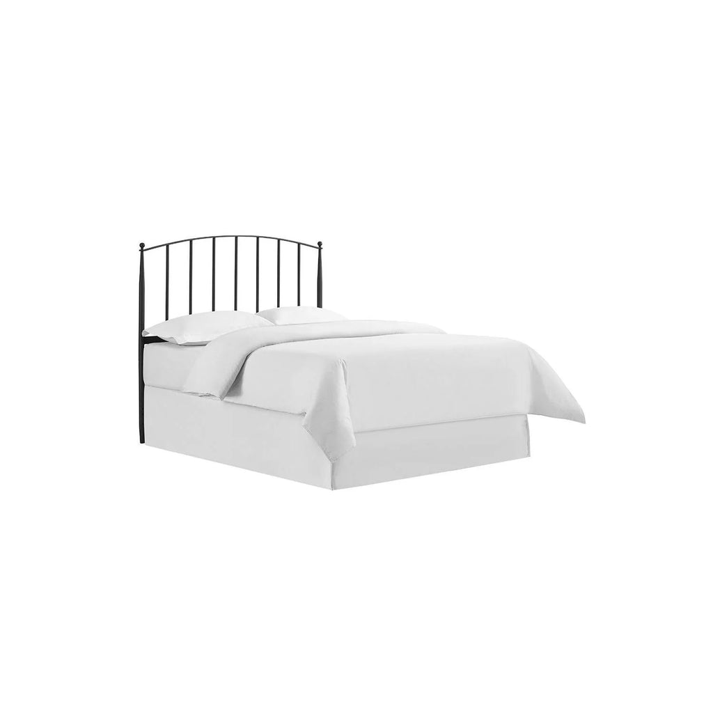 Black Full Queen Metal Spindle Headboard F399431