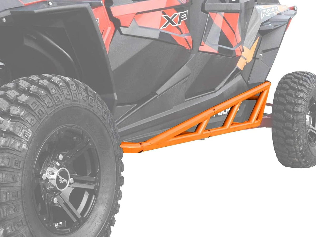 Red Nerf Bars with UV-Resistant Powder Coat Finish A8502