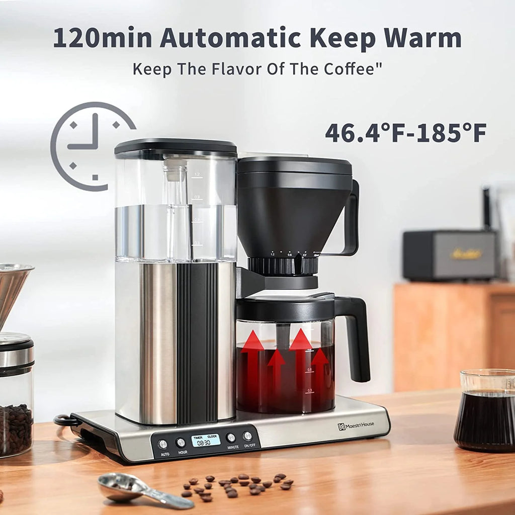 8-Cup Drip Coffee Maker with Warming Plate F215