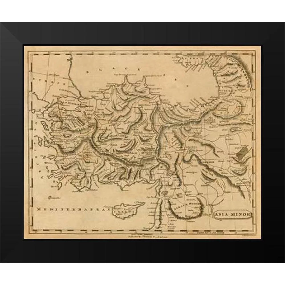 Black Modern Framed Museum Art Print O519376