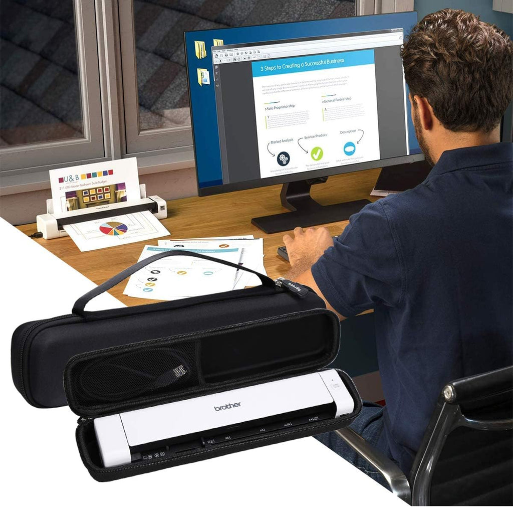 Hard Travel Storage Case for Compact Mobile Document Scanner I59585