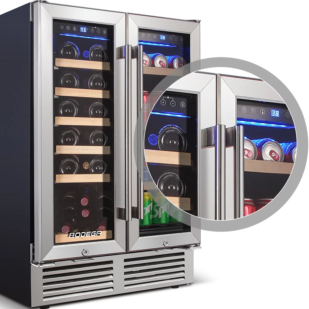 24'' Dual Zone Wine Refrigerator Z618