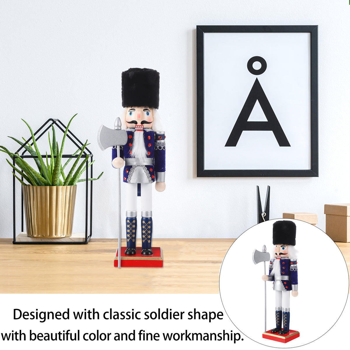 Wooden Nutcracker Soldier Doll T916938