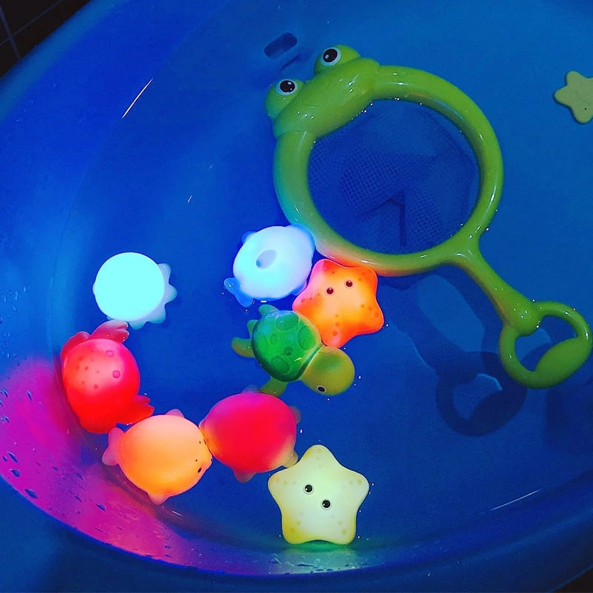 Fishing Game Bath Toys with Fish Net H149