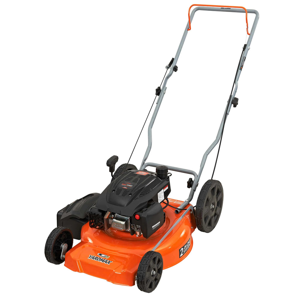 21 in. 170cc 2-in-1 Gas Walk Behind Push Lawn Mower with High Rear Wheels D354844