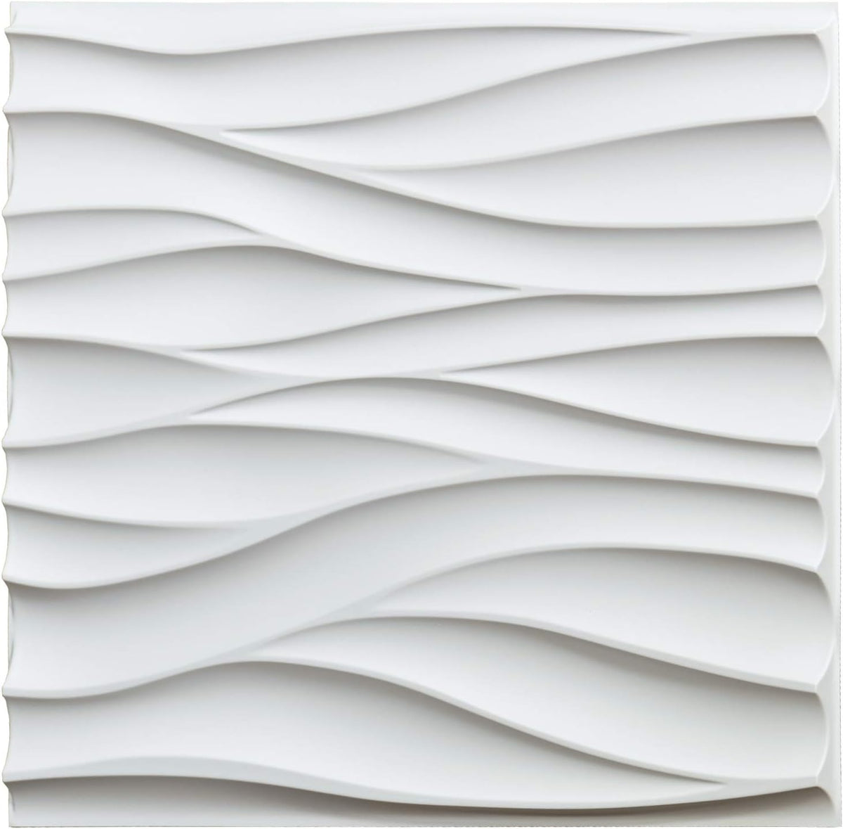 White Pack of 2 3D Wall Panels G2641