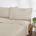 King Khaki 4-Pieces Percale Sheet Set H123