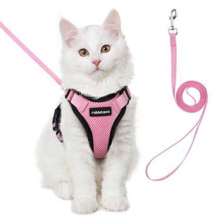 Cat Harness and Leash Soft Adjustable Vest P410898