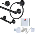Door Barricade Lock Out Security Device with 24’’ Towel Bar Y969774