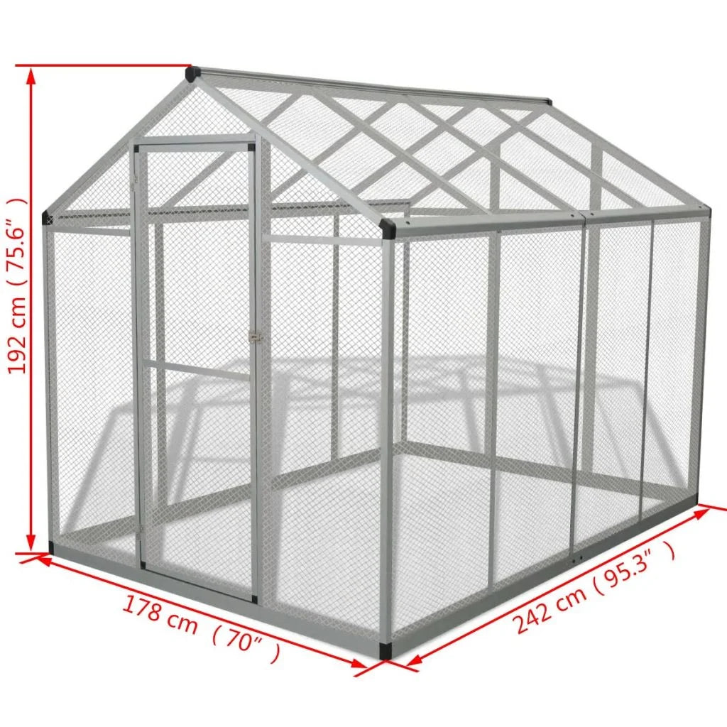 Outdoor Aviary Aluminum T6023