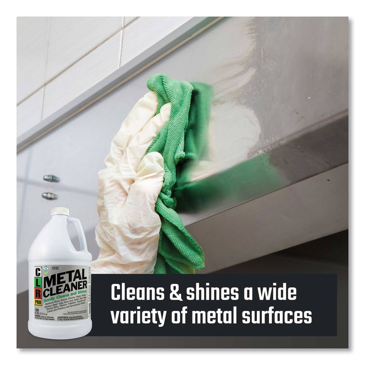 128 oz Metal Cleaner, 4/Carton L70886