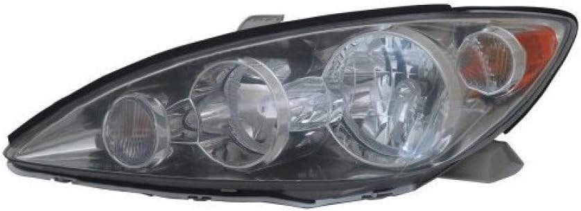 Passenger Side Headlight Assembly with Bulbs for Toyota Camry 2005 2006 V4860