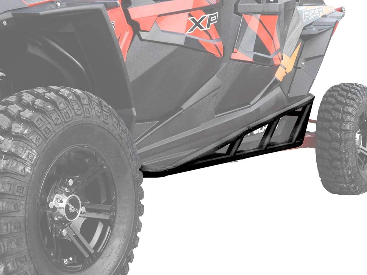 Red Nerf Bars with UV-Resistant Powder Coat Finish A8502