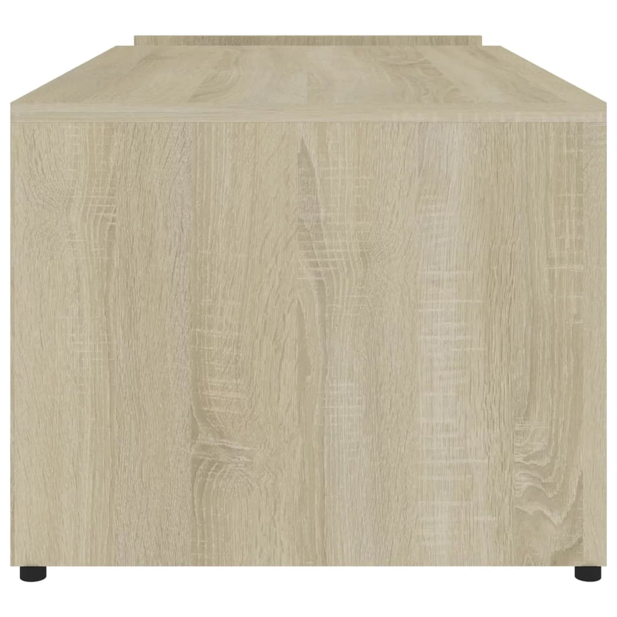 White and Sonoma Oak Coffee Table with Side Storage Compartment S61921
