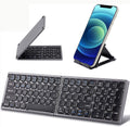 Foldable Bluetooth Keyboard with Numeric Keypad, Dark Grey Pack of 2 G701