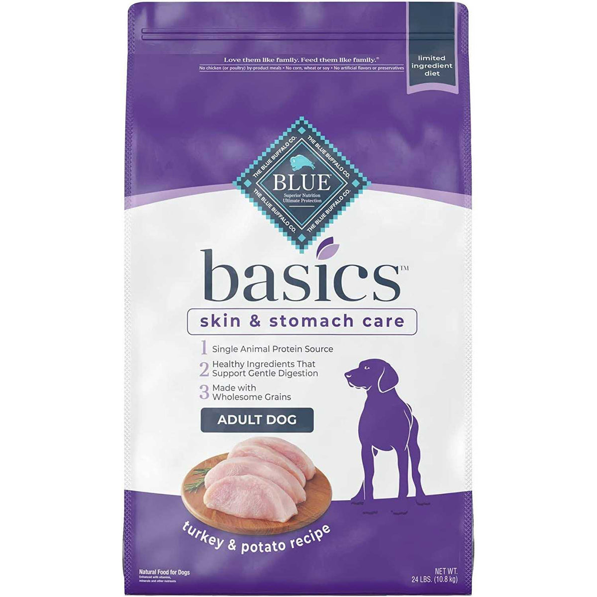 Adult Turkey Potato Dry Dog Food C465