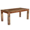 Dark Sheesham Rectangular Dining Table Z6813