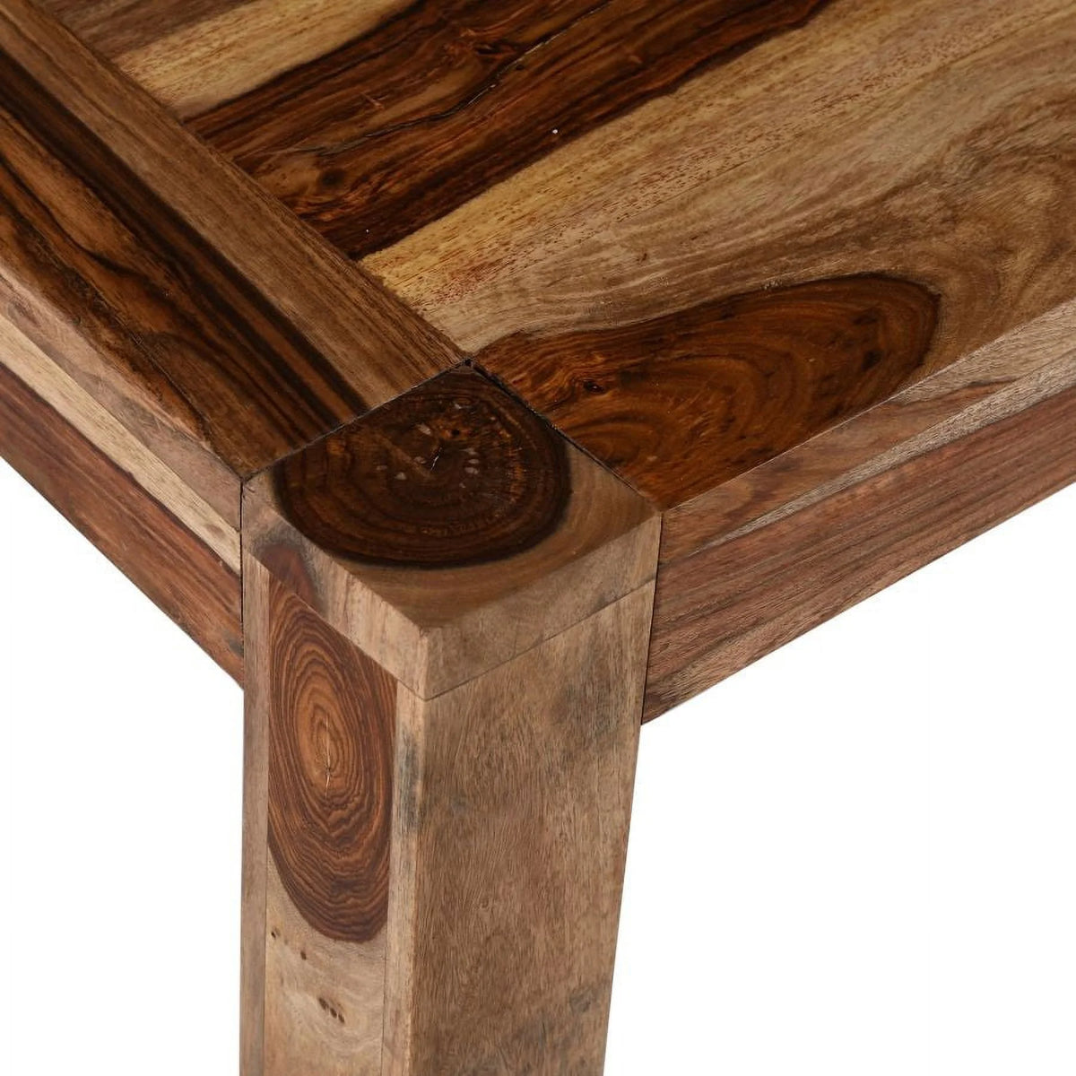 Dark Sheesham Rectangular Dining Table Z6813