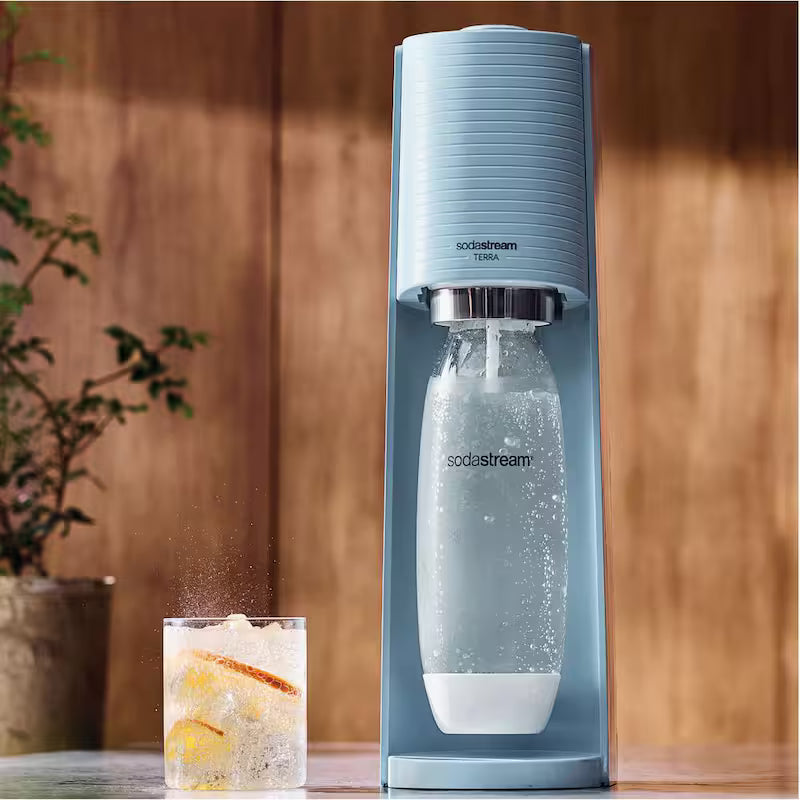 Misty Blue Soda Machine and Sparkling Water Maker Kit I6605