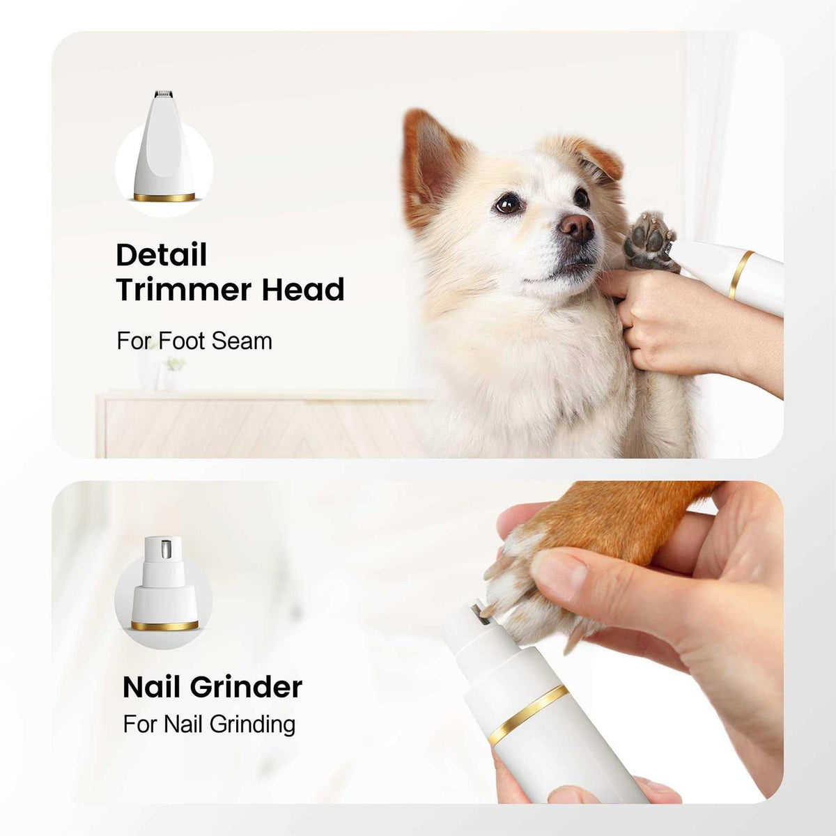 Dog Clippers with 4 Blade Heads U5912