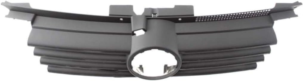 Black Shell & Insert Grille Assembly with Chrome Molding X93750