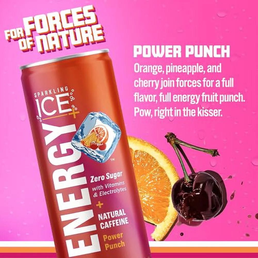 Sparkling Water with Vitamins & Electrolytes, Zero Sugar, 12 fl oz Cans (Pack of 12) Z8905