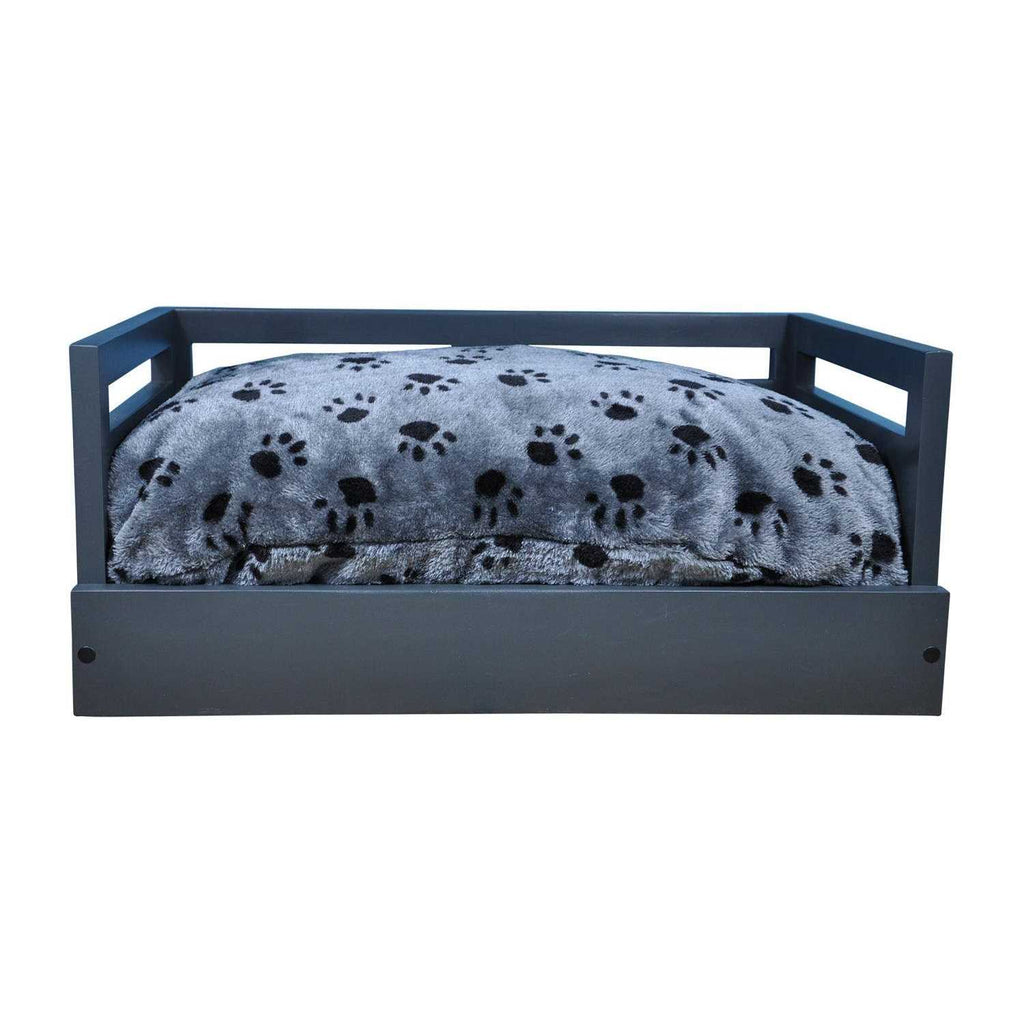 Wooden Pet Bed with Cushion D734027