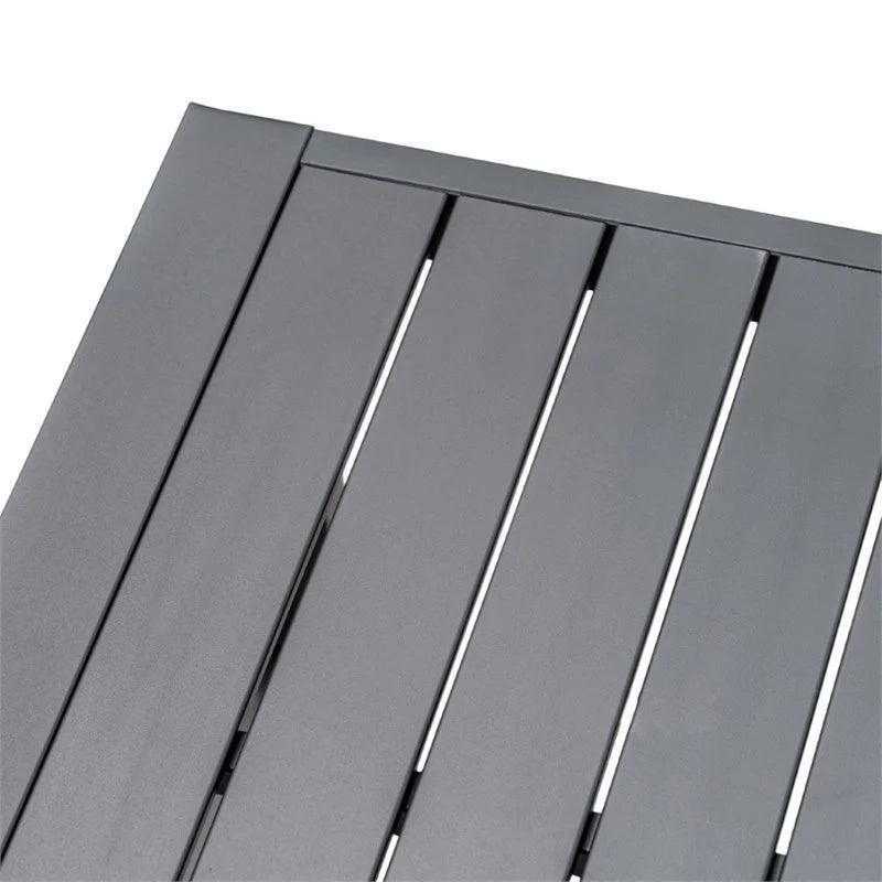 12-Piece Outdoor Aluminum Sectional Sofa Set in Black I9986