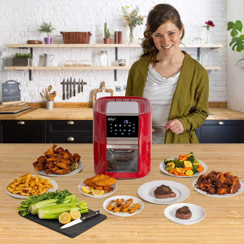 12.7 QT Digital Air Fryer Oven with 3 Roasting Racks T2644