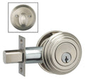 Single Cylinder Auxiliary Deadbolt Satin Nickel U44233