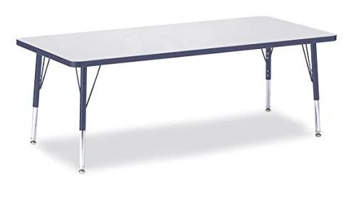 Rectangle Activity Table Gray Navy H9480