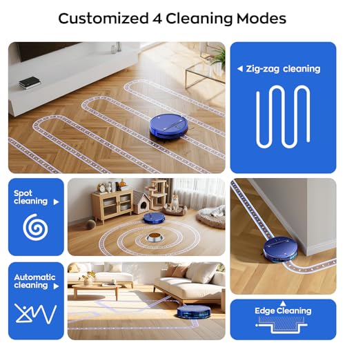 2-in-1 Robot Vacuum and Mop Combo, 2300Pa Suction W634474