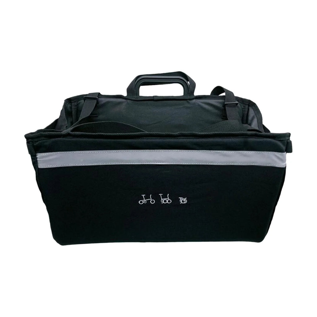 Folding Bike Basket with Rain Cover T590586