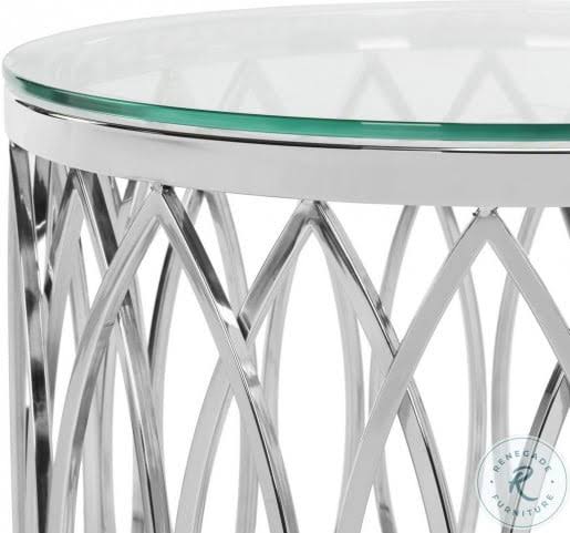 Glass Top End Table I12586