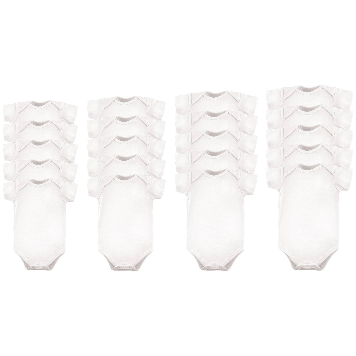 0-12M 20-Pack Short Sleeve Bodysuits I282962