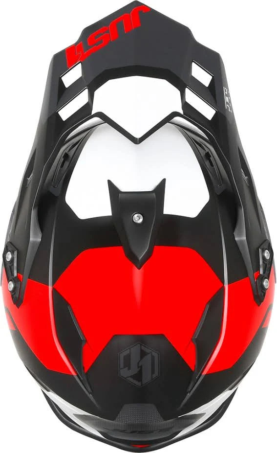Black Red Motocross Helmet Size XL Y676041