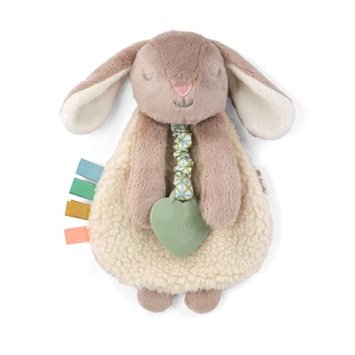 Baby Lovey with Teether, Textured Ribbons & Dangle Arms N775