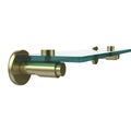 22 inch Glass Vanity Shelf Satin Brass H72153