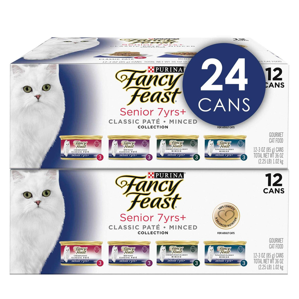 High Protein Senior Wet Cat Food Variety Pack A843656