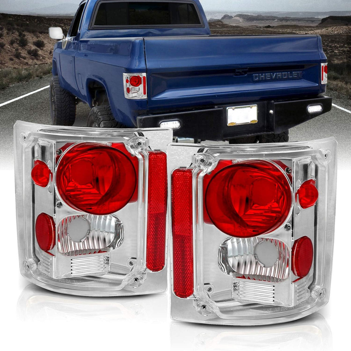 Brake Tail Lights Housing Set Pack of 2 P206936