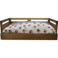 Wooden Pet Bed with Cushion D734027