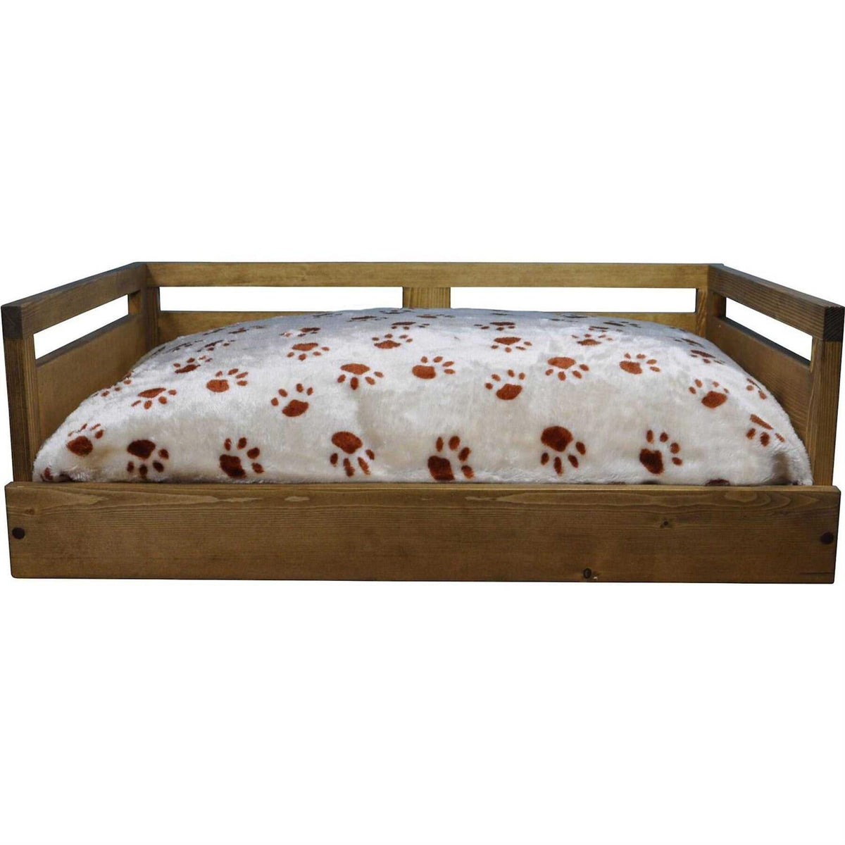 Wooden Pet Bed with Cushion D734027
