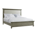 King Grey Wood Panel Bed B52591